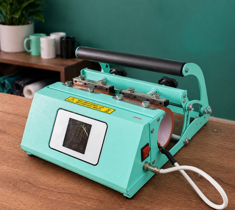 Mug Heat Press Machine -Dual Station - PR – 2200 Sublimation – Touch Screen