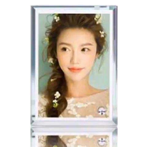 Portrait Wide-Bevel Sublimation Glass Photo Frame – BL-02