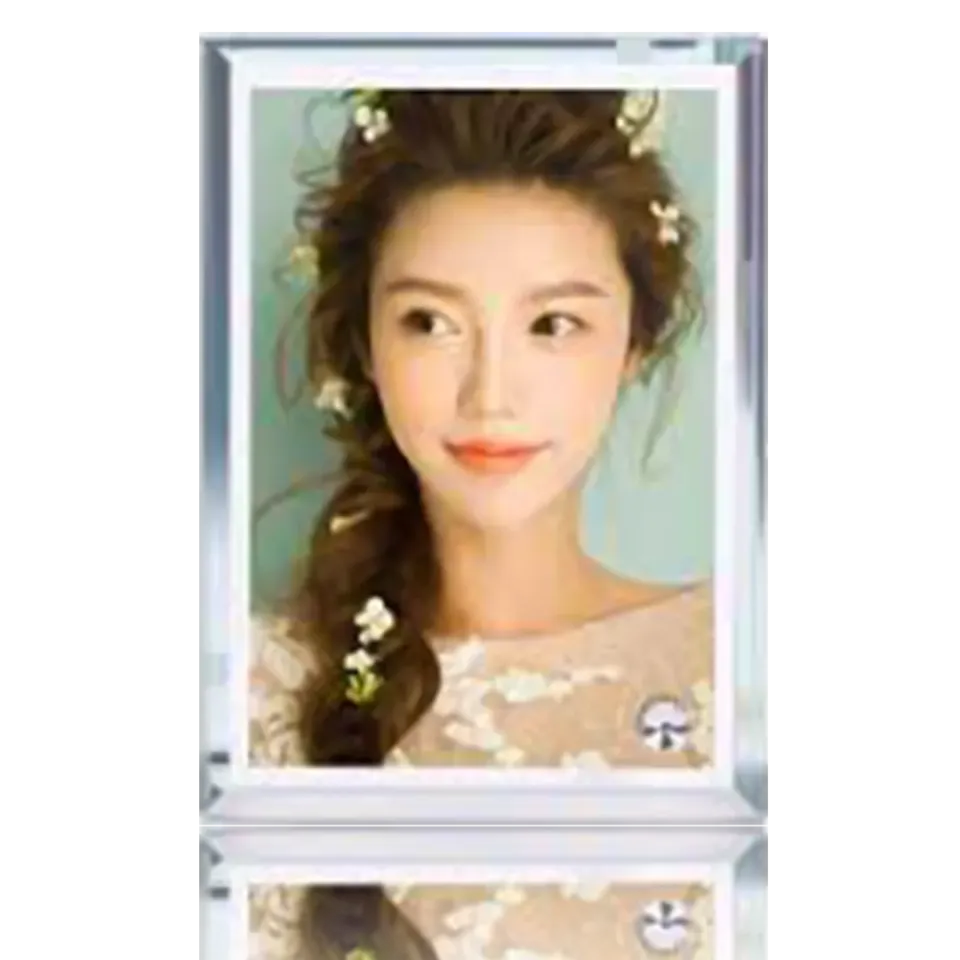 Portrait Wide-Bevel Sublimation Glass Photo Frame – BL-02