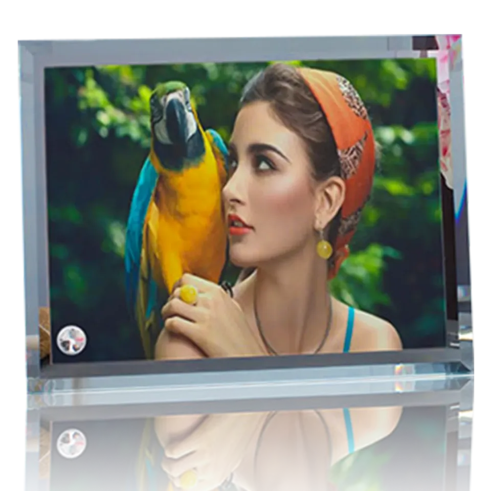 Landscape Bevelled Sublimation Glass Photo Frame – BL-05