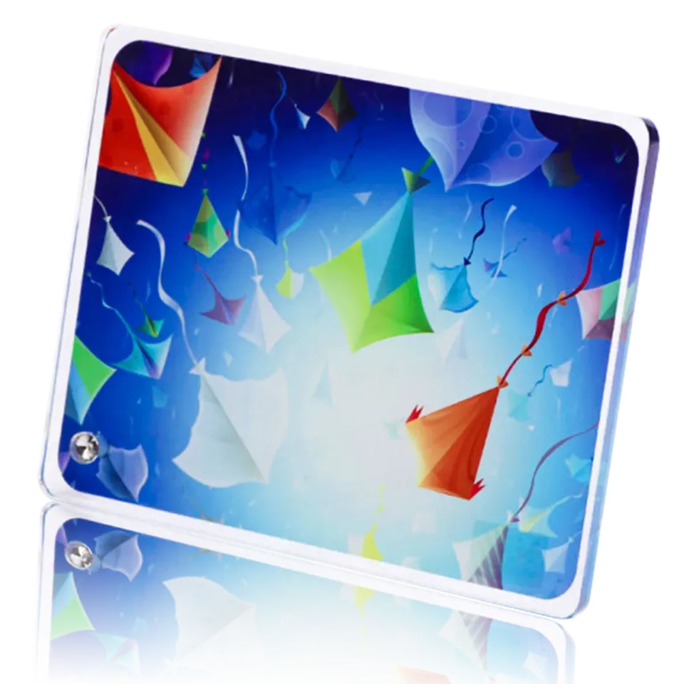 Rounded-Corner Square Sublimation Glass Frame – BL-06