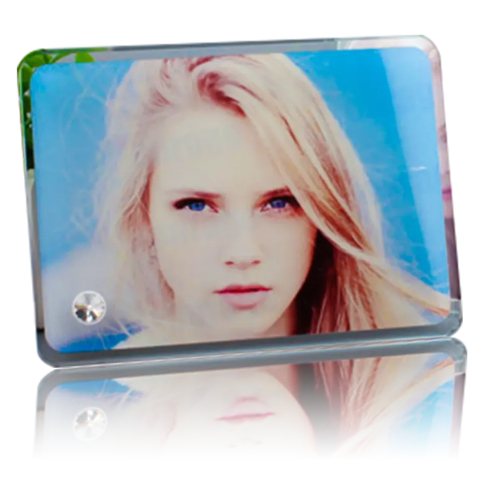 Rounded-Corner Landscape Sublimation Glass Frame – BL-07