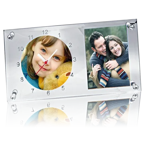 Sublimation Glass Clock and Photo Frame – BL-11