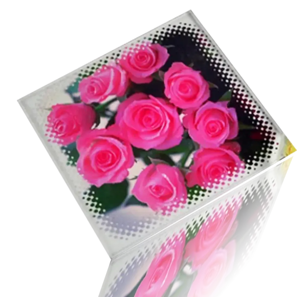 Square Sublimation Glass Photo Plaque – BL-17A