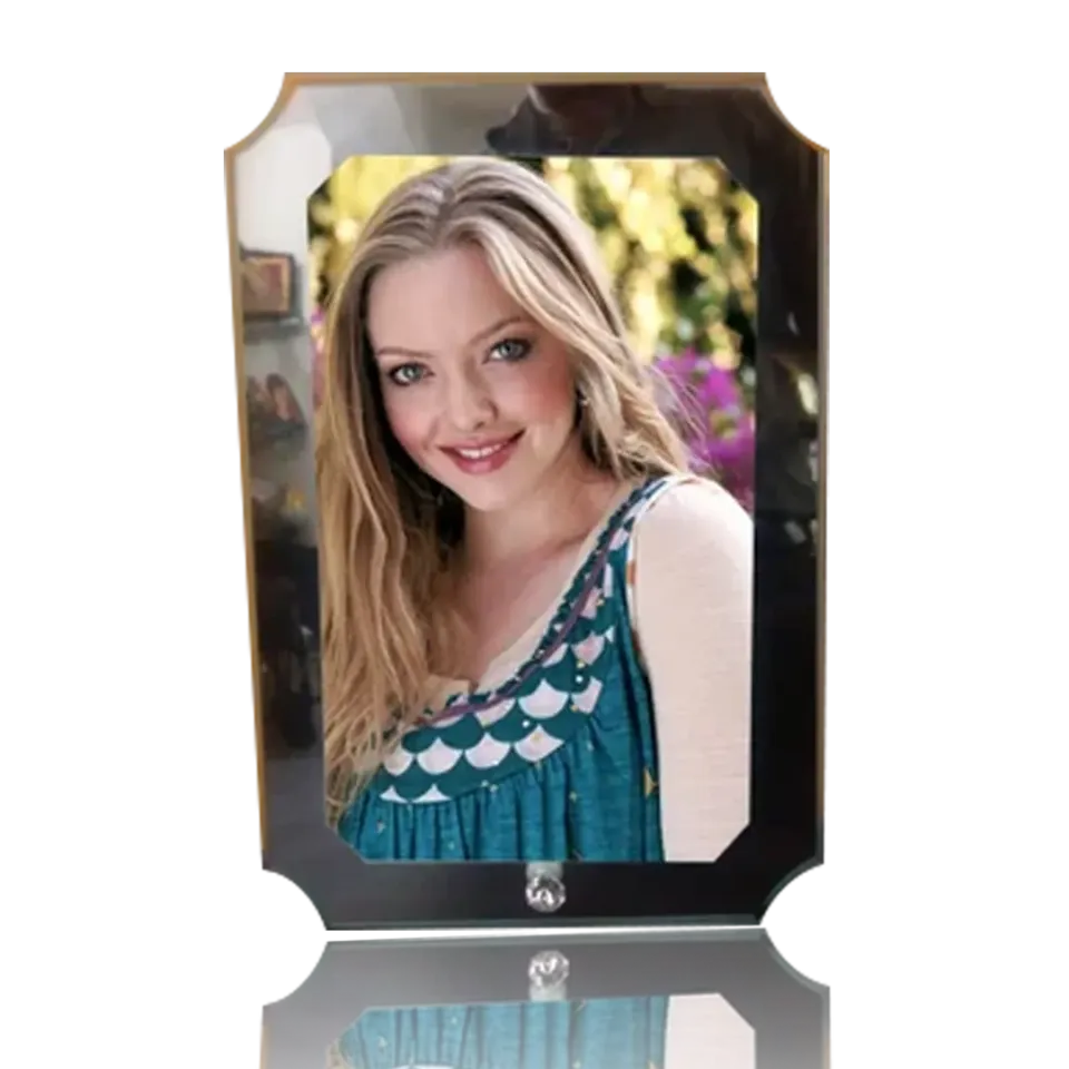 Notched-Corner Portrait Sublimation Glass Frame – BL-45