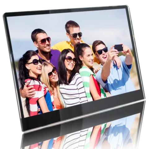 Black Border Sublimation Glass Photo Frame – BL-48