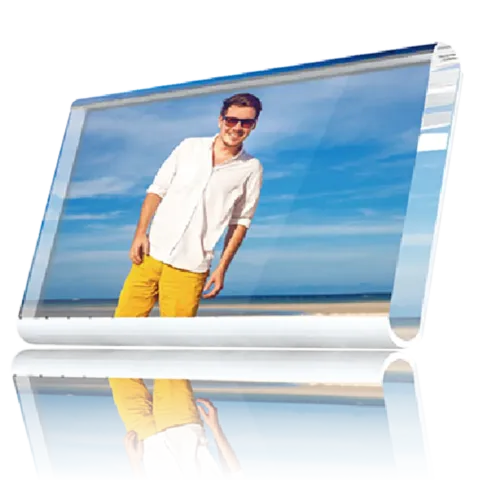 Curved-Edge Landscape Sublimation Glass Frame – BL-51