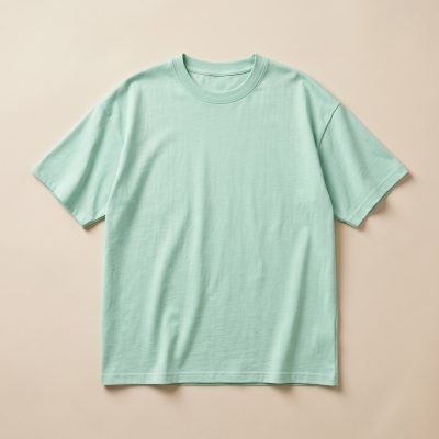 220 GSM Premium Cotton T-Shirt - Light Green
