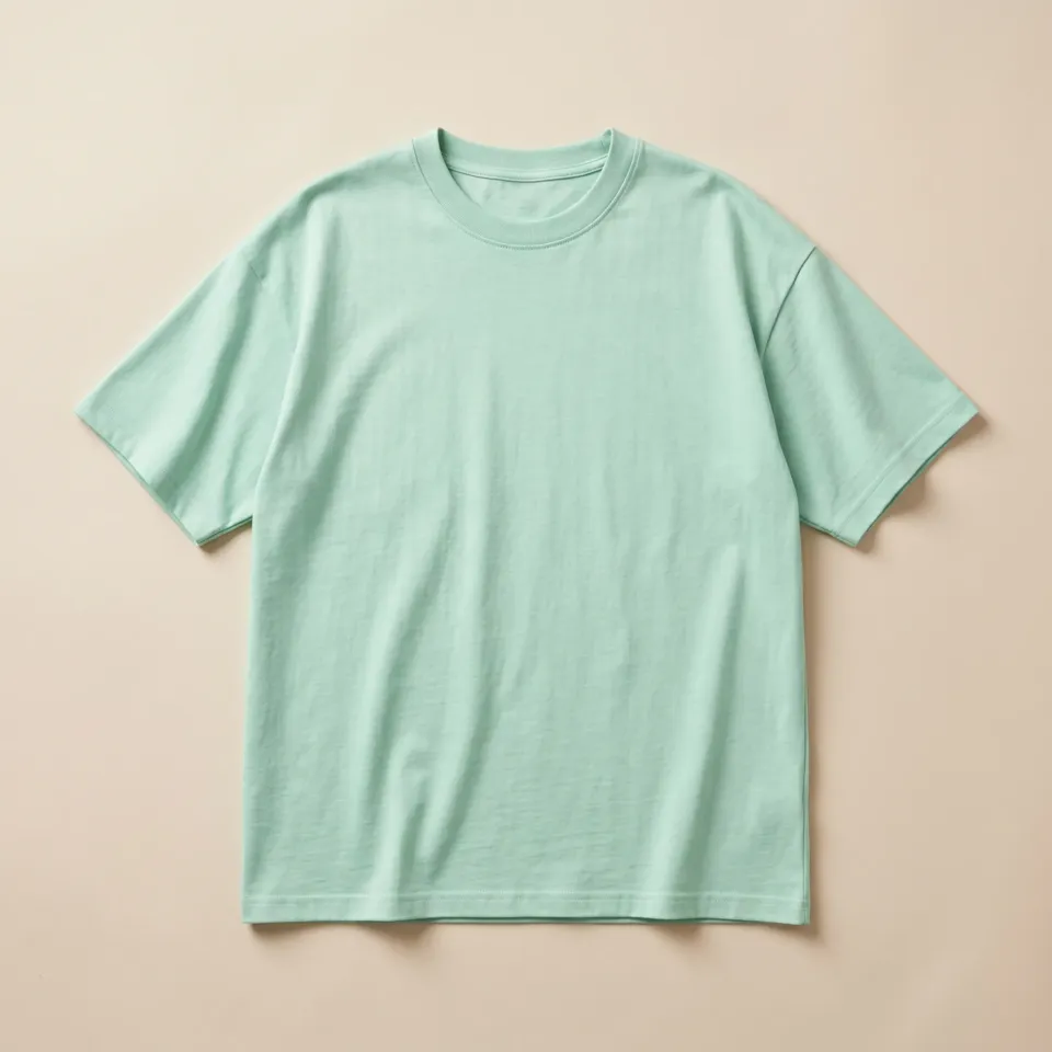 220 GSM Premium Cotton T-Shirt – Light Green