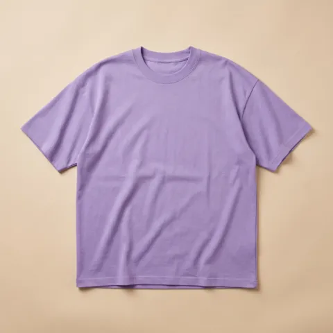 220 GSM Premium Cotton T-Shirt – Light Purple