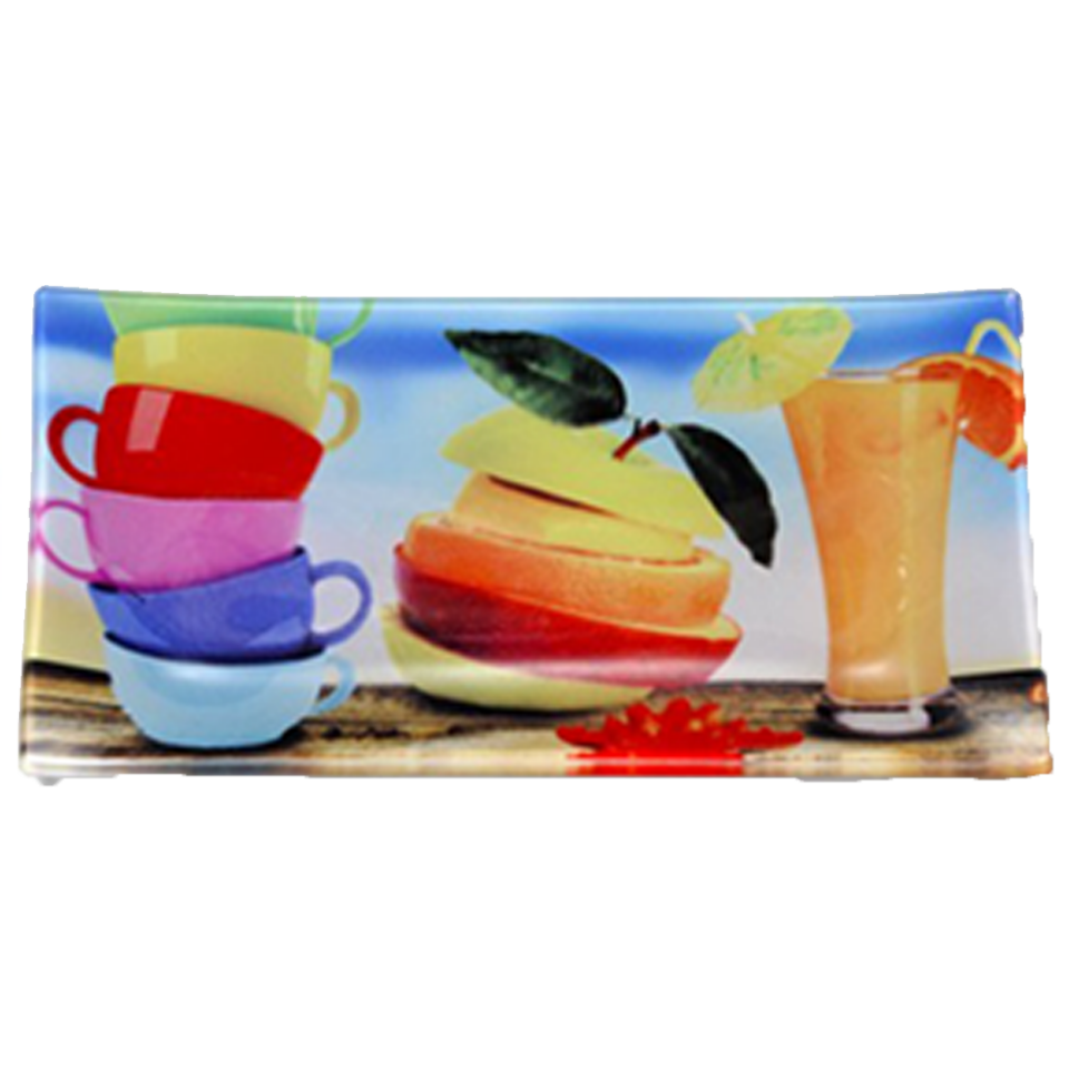 Long Rectangular Sublimation Glass Tray – GHP-04