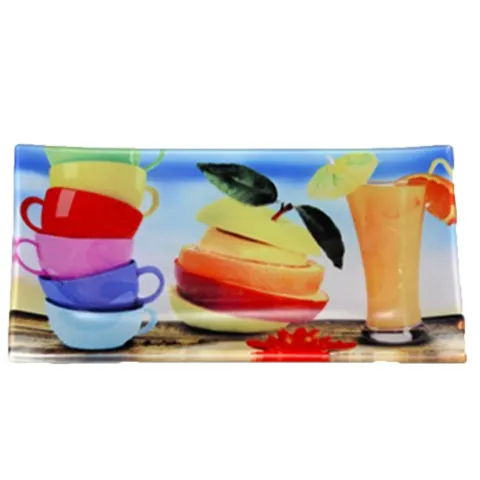 Long Rectangular Sublimation Glass Tray – GHP-05
