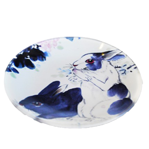 Round Shallow Sublimation Glass Plate – GHP-08