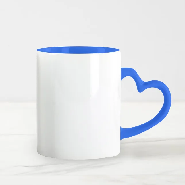 Inner Color Heart Handle Mug — view 3