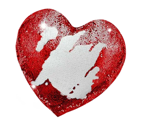 Personalized Magic Pillow — Heart Shaped