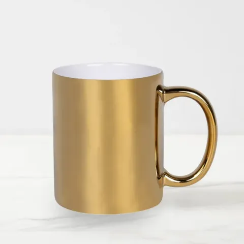 Metallic Gold/Silver Mug