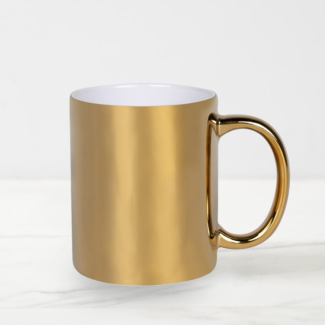 Metallic Gold/Silver Mug