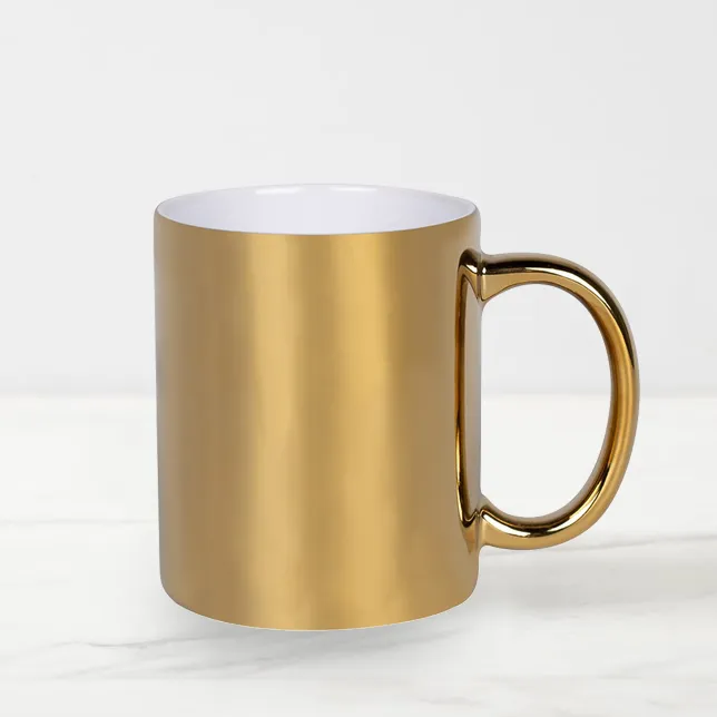 Metallic Gold/Silver Mug