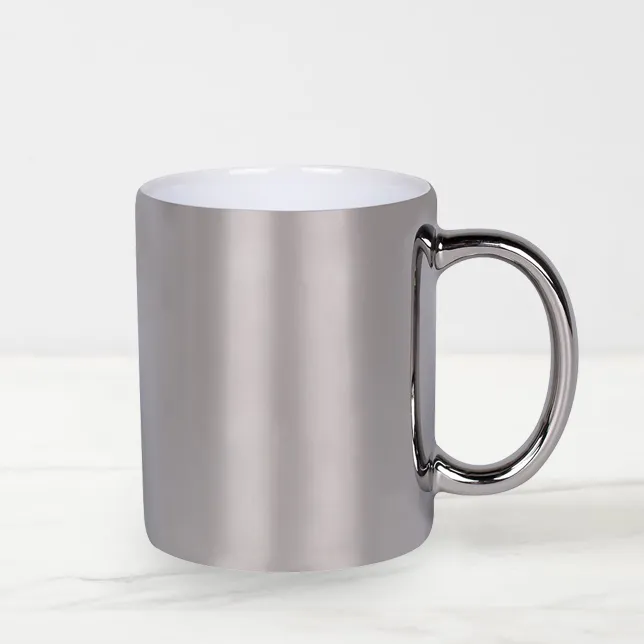 Metallic Gold/Silver Mug — view 2