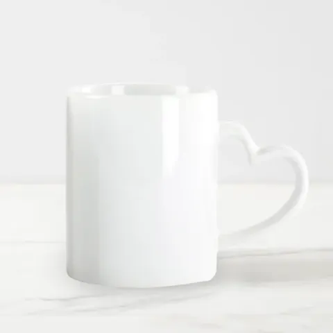 Outer Heart White Mug