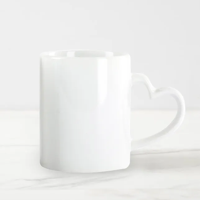 Outer Heart White Mug
