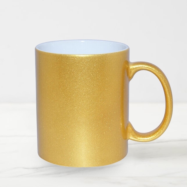 Pearl Gloss Mug - Gold/Silver