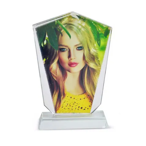 Shield Sublimation Photo Crystal with Base – BXP-16