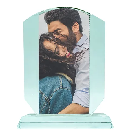 Arch-Top Plaque Sublimation Crystal with Base – BXP-31