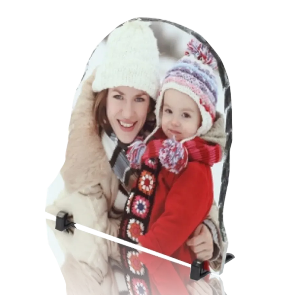 Arched-Top Portrait Sublimation Photo Rock – SH-30