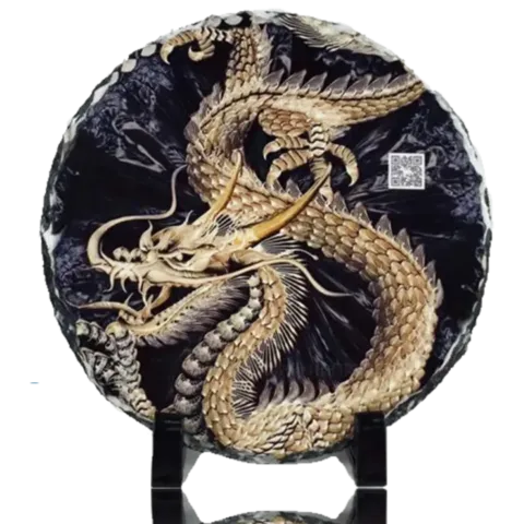 Circular Slate-Style Sublimation Photo Rock – SH-57