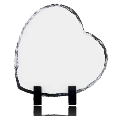 Classic Heart Sublimation Photo Rock – SH-59