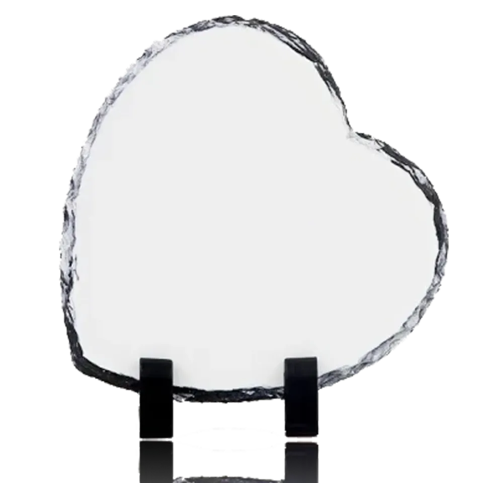 Classic Heart Sublimation Photo Rock – SH-59