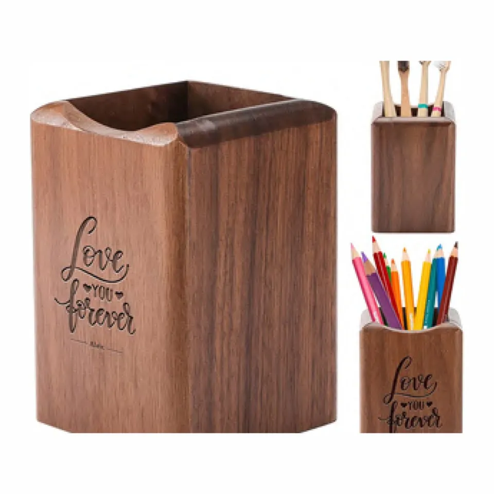 Wooden Pen Holder