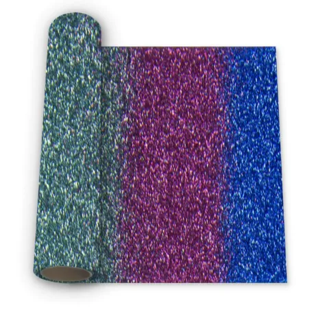 Tri Color Glitter Vinyl