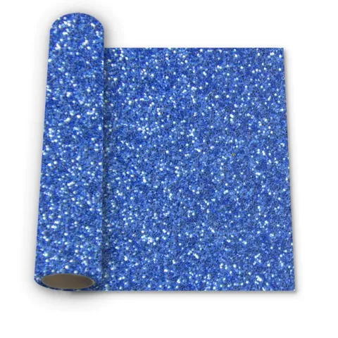 Glitter Heat Transfer Vinyl - Blue