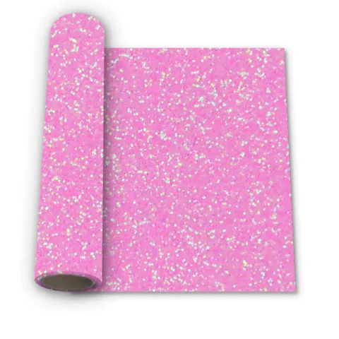 Glitter Heat Transfer Vinyl - Pink
