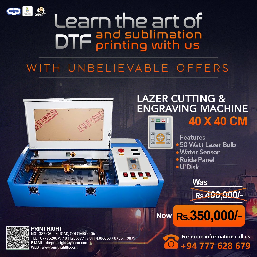 Lazer Cutting & Engraving Machine 40x40