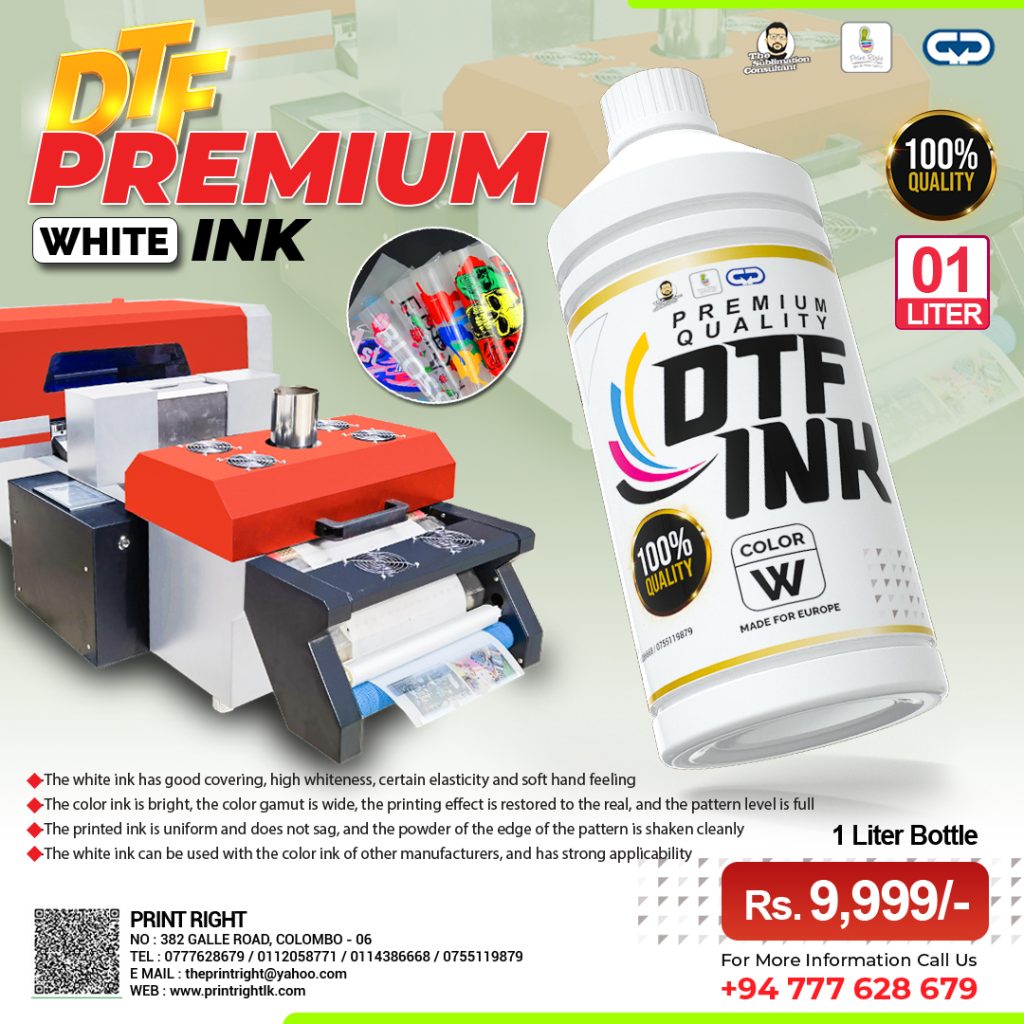 DTF INK BOTTLE AD - WHITE